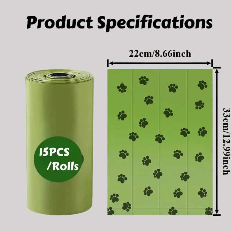 Petsify™ Eco-Paws High-Strength Waste Bags – Ultra-Thick, Leak-Proof & Earth-Friendly