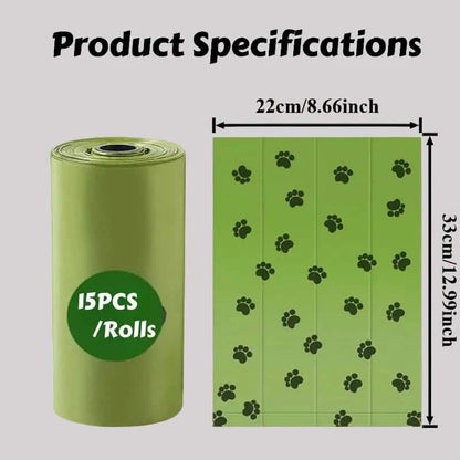 Petsify™ Eco-Paws High-Strength Waste Bags – Ultra-Thick, Leak-Proof & Earth-Friendly