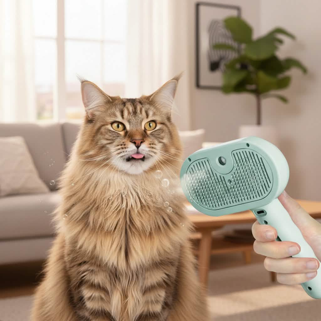 Petsify™ Steam-Groom: The 3-in-1 No-Shed Brush