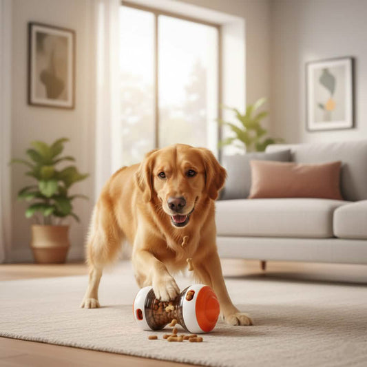 Petsify™ IQ-Roll: The Boredom-Busting Puzzle Feeder