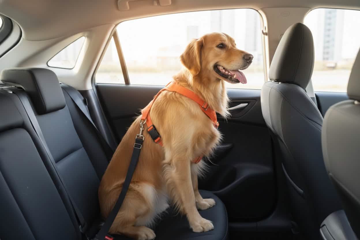 Petsify™ GuardianRide: Adjustable Universal Pet Safety Belt