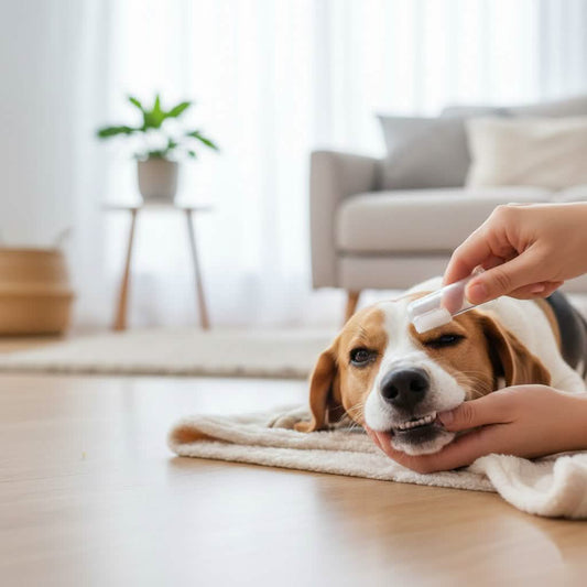 Petsify™ FreshTouch: Ultra-Soft Silicone Finger Toothbrush for Dogs & Cats