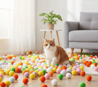 Petsify™ PounceLaunch: The Ultimate Interactive Fetch Toy for Cats