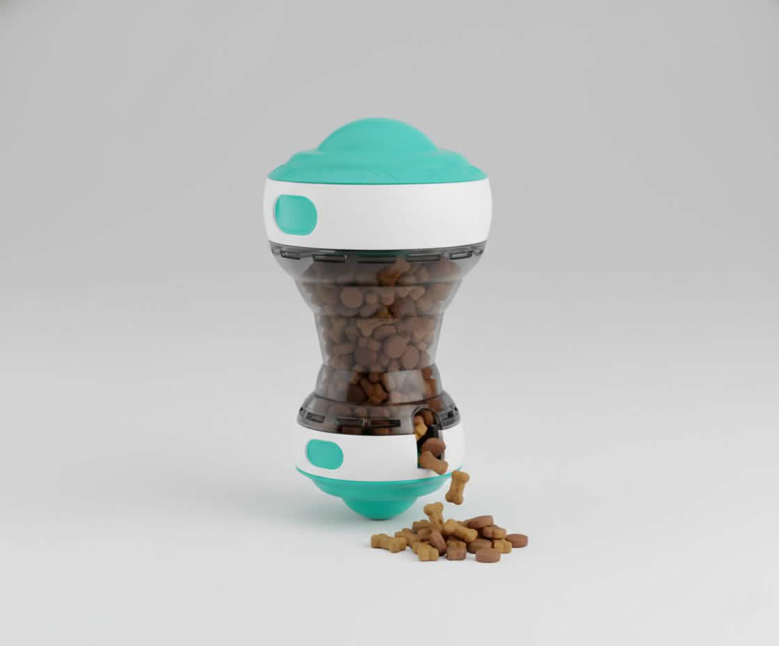 Petsify™ IQ-Roll: The Boredom-Busting Puzzle Feeder