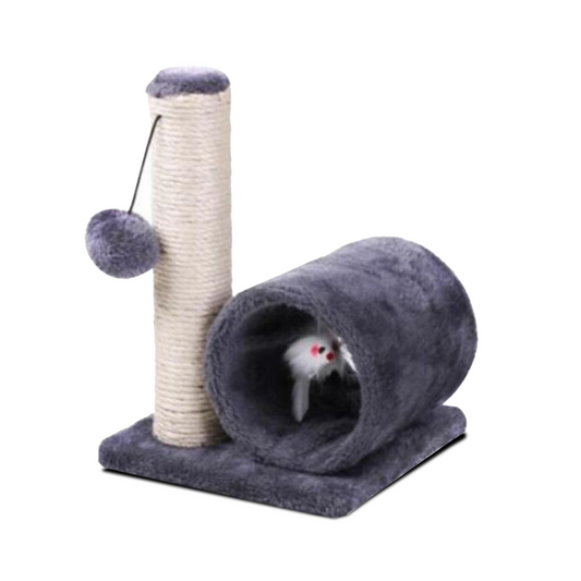 Natural Sisal Cat Scratching Tree – Tall Post with Non-Slip Base